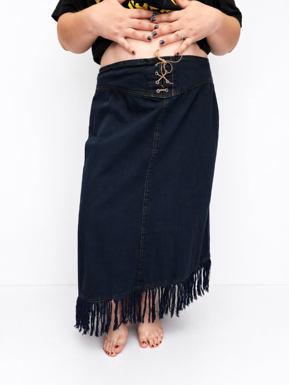 VINTAGE Denim Skirt